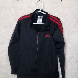 Adidas Black and Red Track Jacket